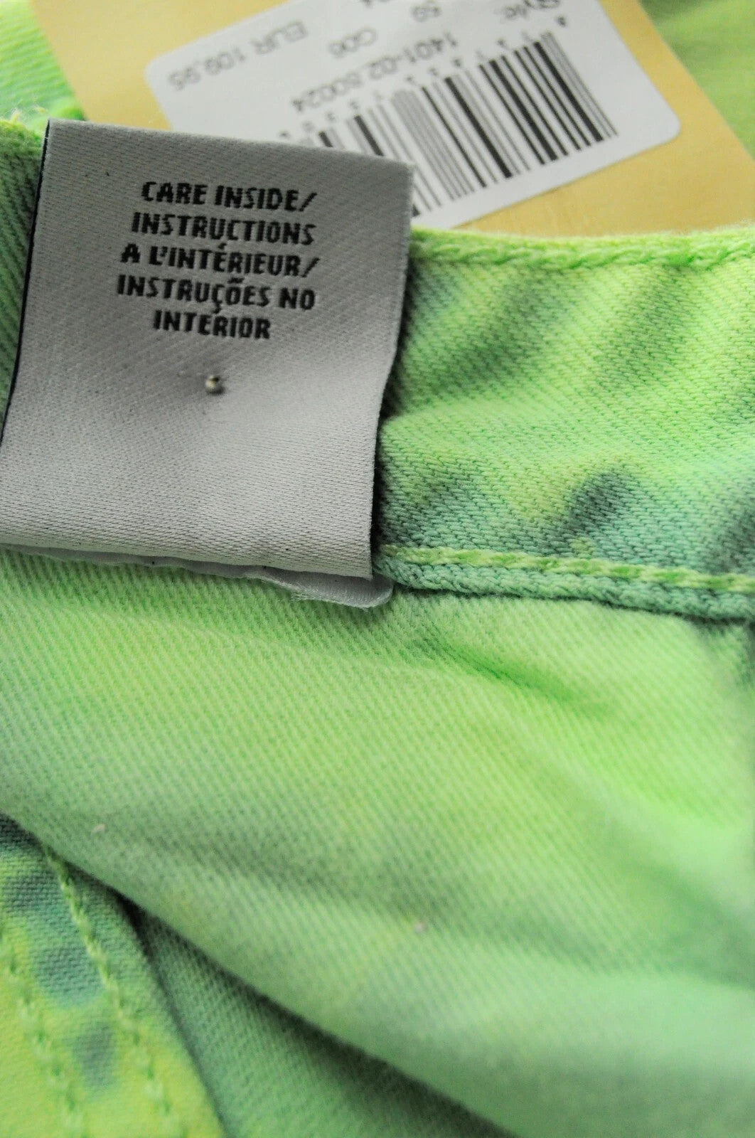 SCOTCH & SODA Steele Men Jeans W33/L34 Super Slim Casual Green Dyed Button-Fly