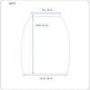Blue Polyester Skirt