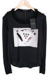 Black Jersey Top