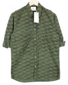 Green Jersey Button-Up