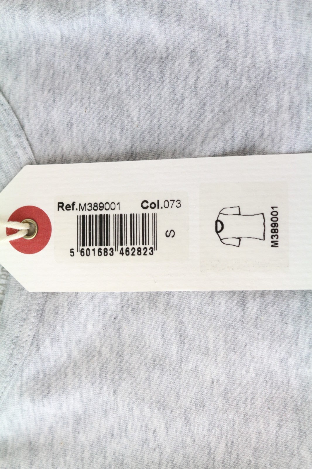 REPLAY Underwear Men T-Shirt S Plain Grey Crew Cotton Blend Stretchy Casual