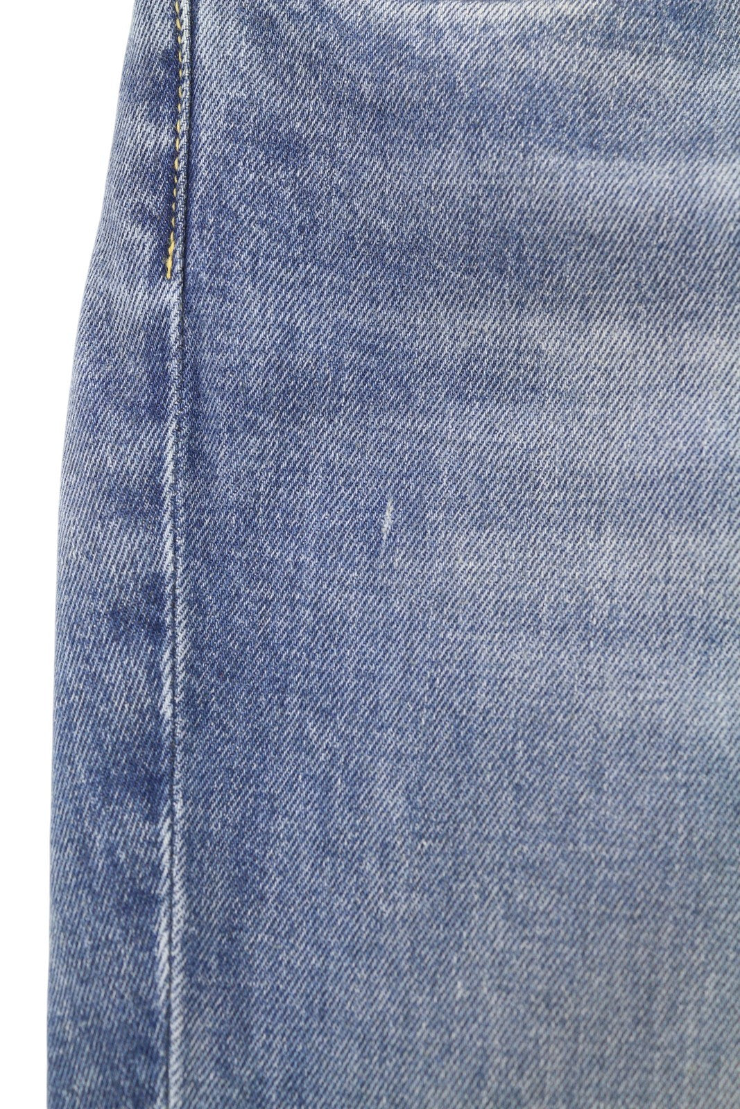 R13 Kick Fit Women Jeans 27 Jasper Stretch Cropped Whiskers Faded Blue PS26