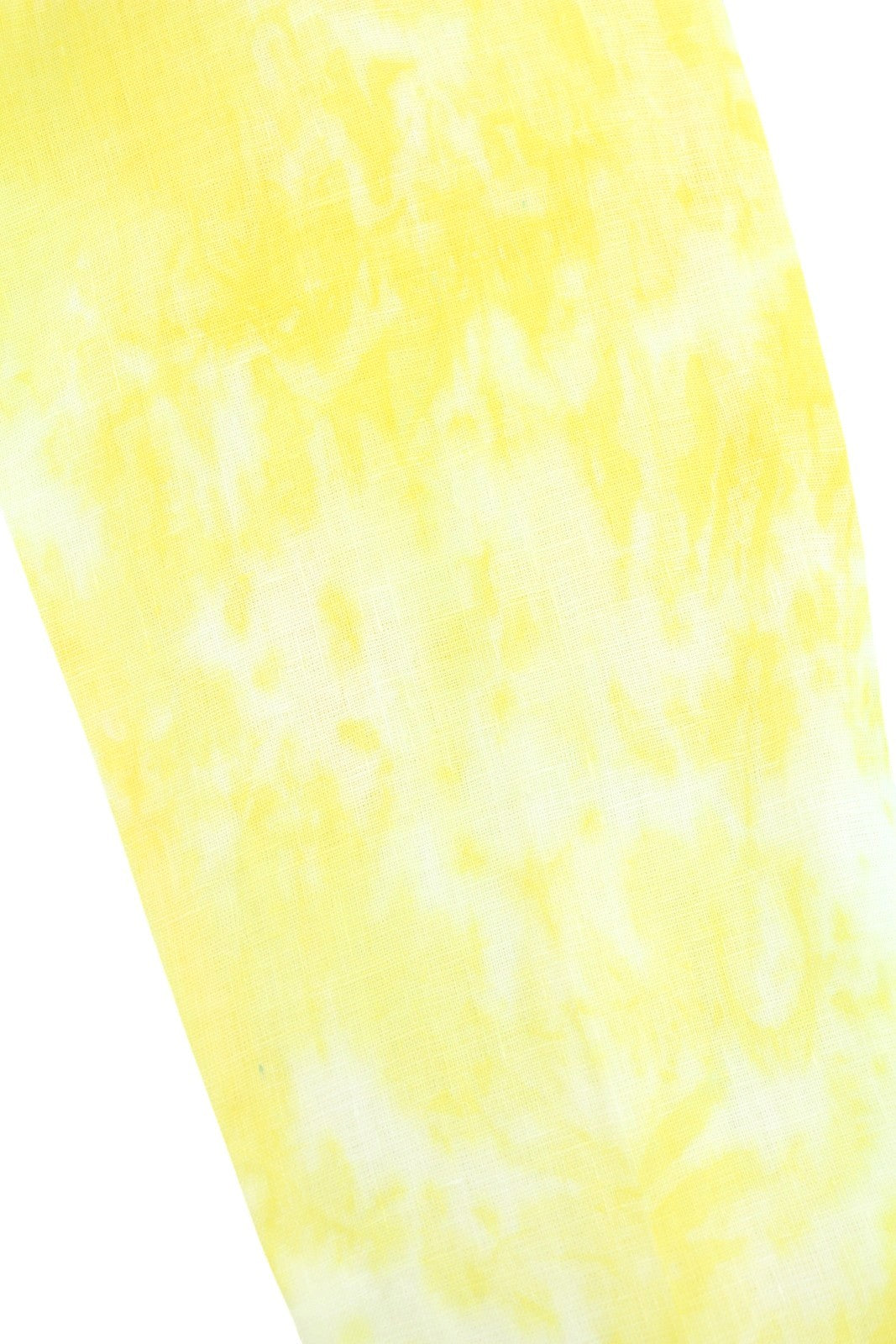 SCOTCH & SODA Men Shirt M Yellow Tie Dye Linen Button Up Casual