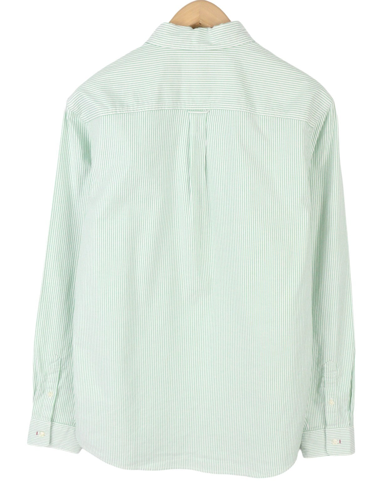 SCOTCH & SODA Men Shirt M Green Pinstriped Button-Down Collar Casual