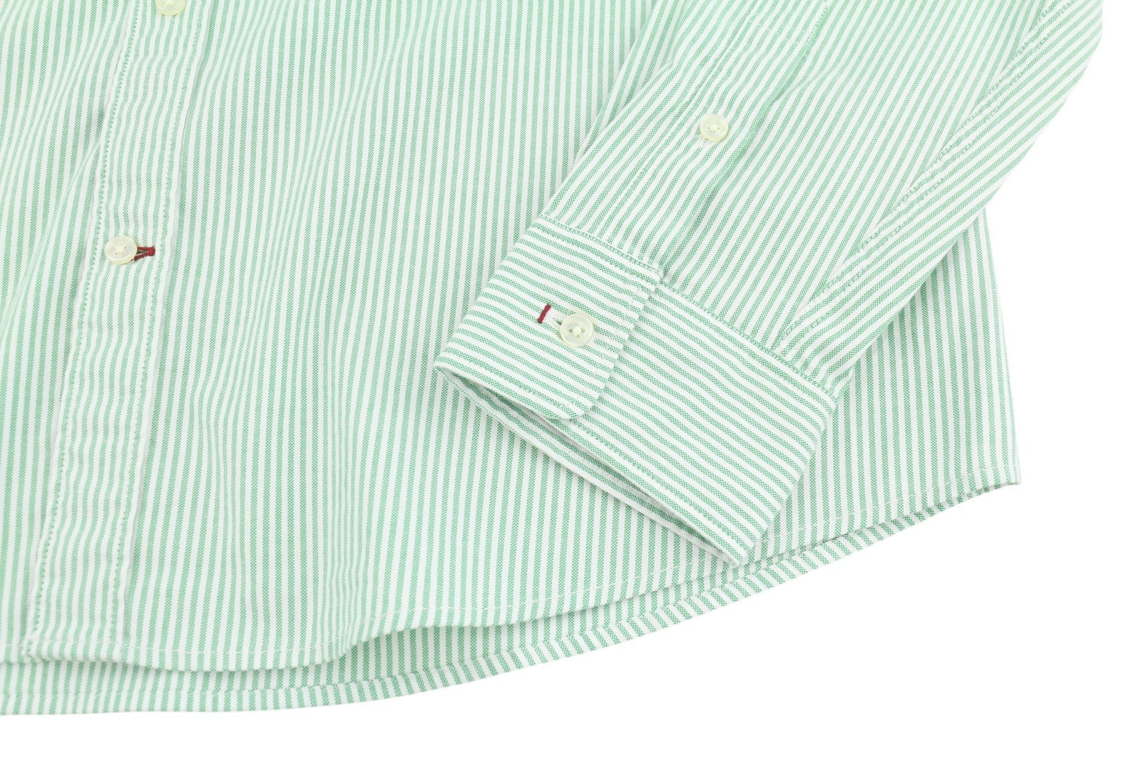 SCOTCH & SODA Men Shirt M Green Pinstriped Button-Down Collar Casual
