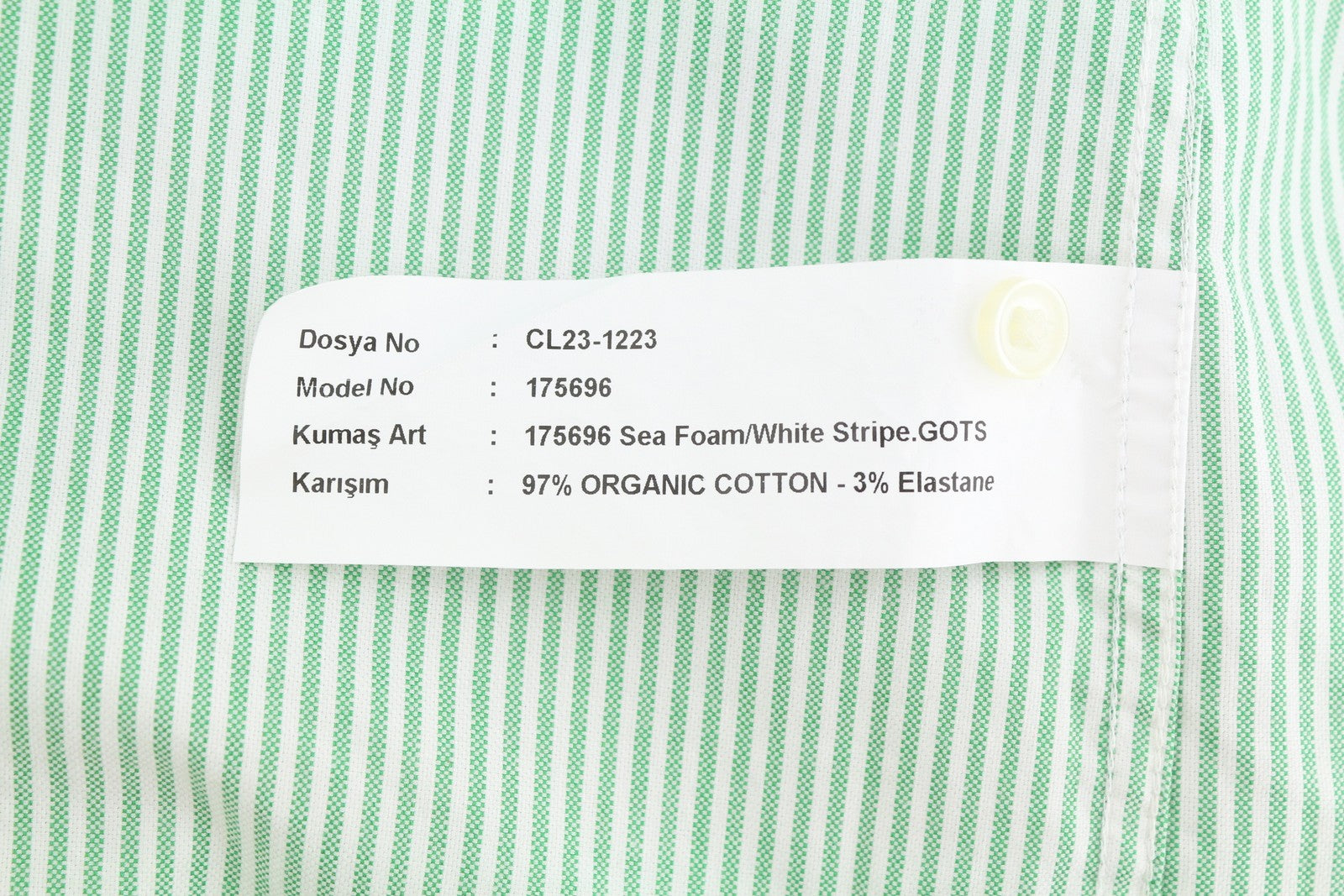 SCOTCH & SODA Men Shirt M Green Pinstriped Button-Down Collar Casual