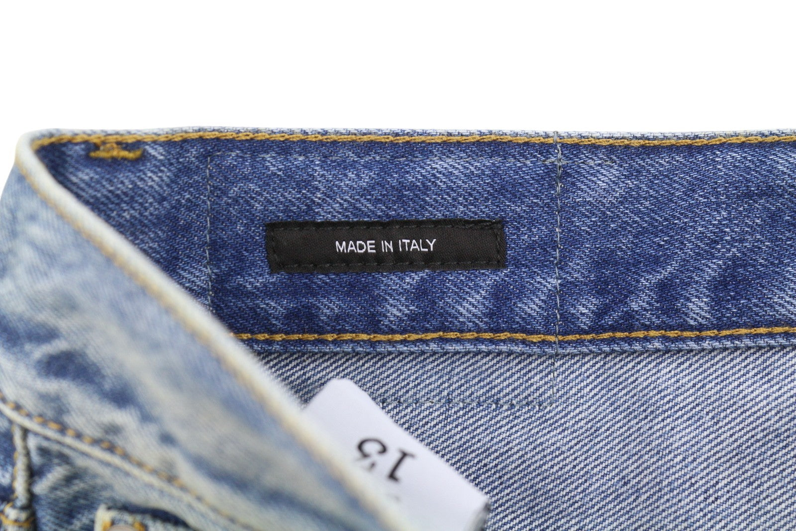 R13 Boyfriend Women Jeans 29 Jasper Cropped Whiskers Faded Blue SS26