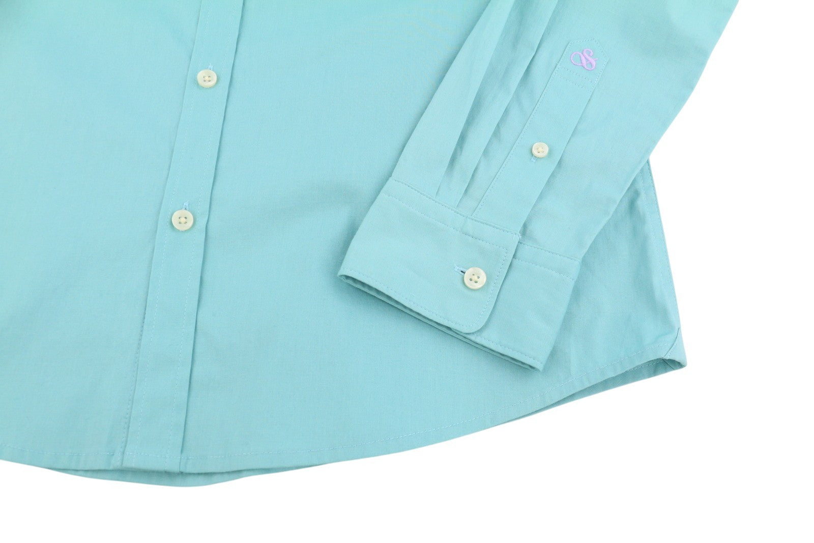 SCOTCH & SODA Men Shirt M Blue Cotton Slim Fit Button-Up Spread Collar