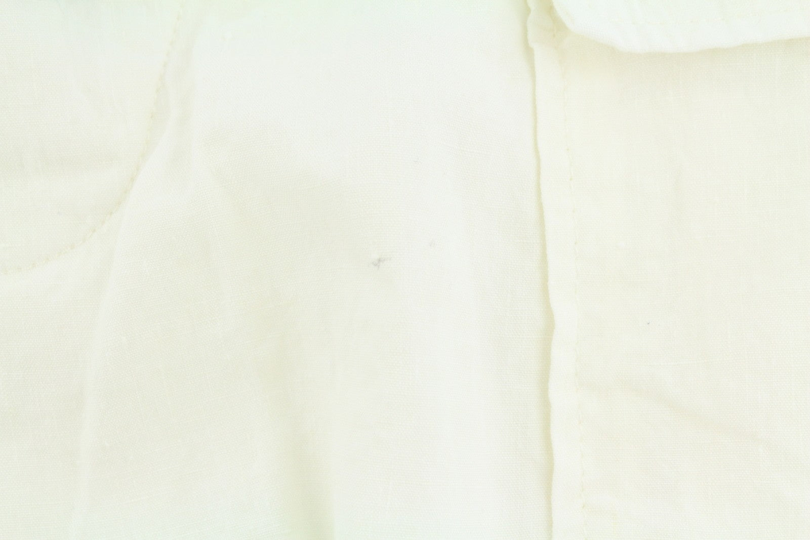 R13 Bubble Skort Women Shorts 28 White Linen Patch Pockets Button Fly SS26
