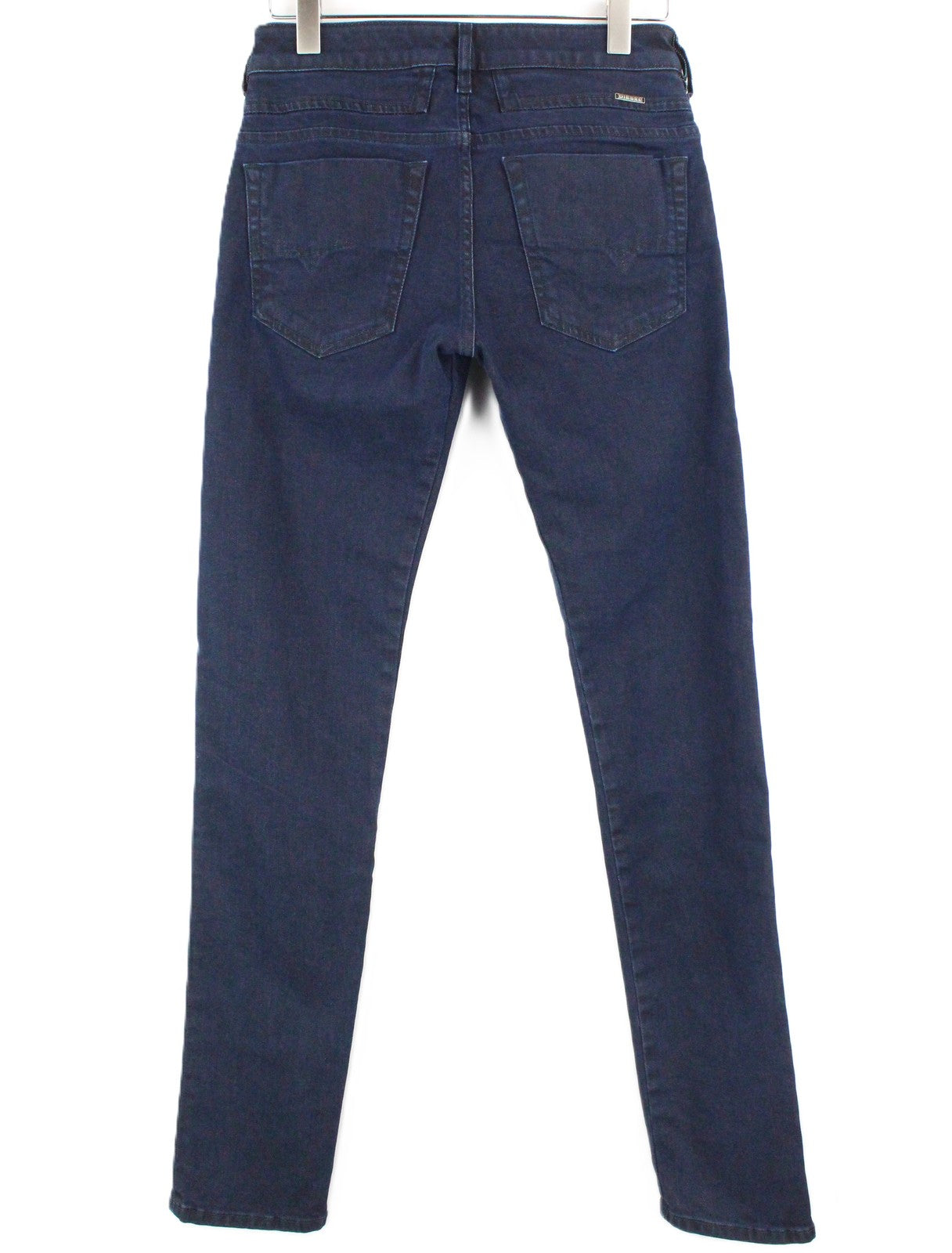 DIESEL D-Bazer 084LC Men Jeans W28/L34 Taper Fit Plain Cotton Stretch Blue