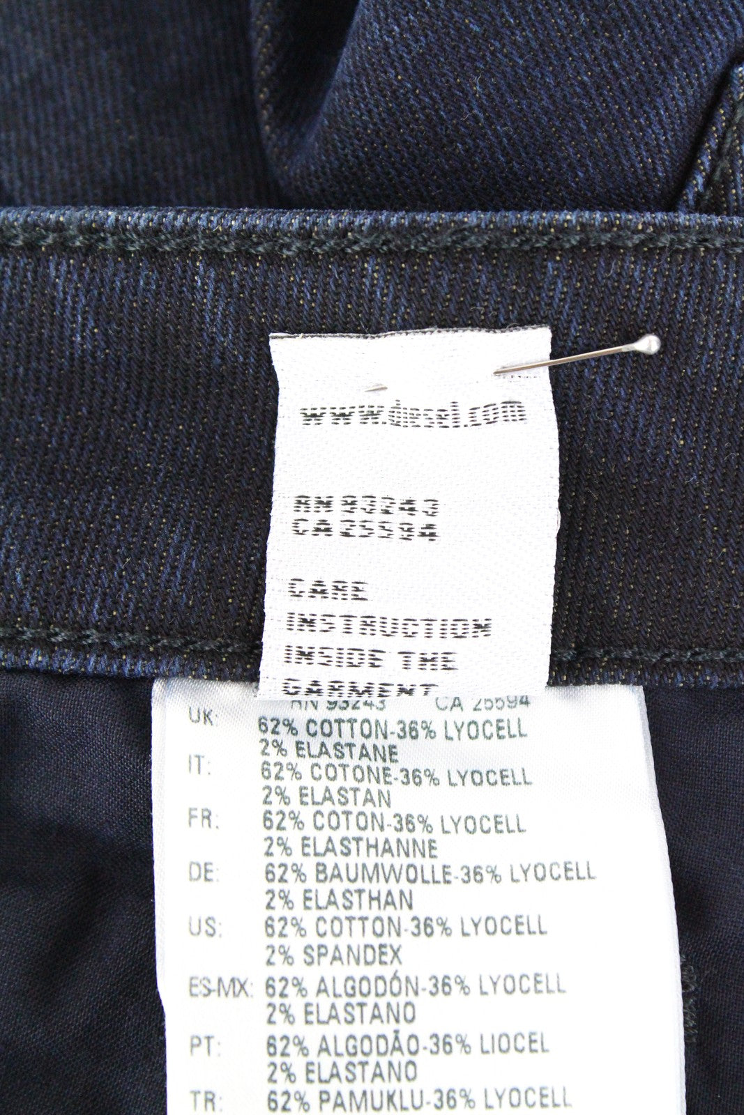 DIESEL D-Bazer 084LC Men Jeans W29/L34 Tapered Fit Denim Cotton Stretch Blue