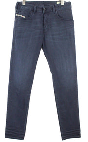 DIESEL D-Bazer 0699P Men Jeans W30/L34 Tapered Fit Denim Cotton Stretch Blue
