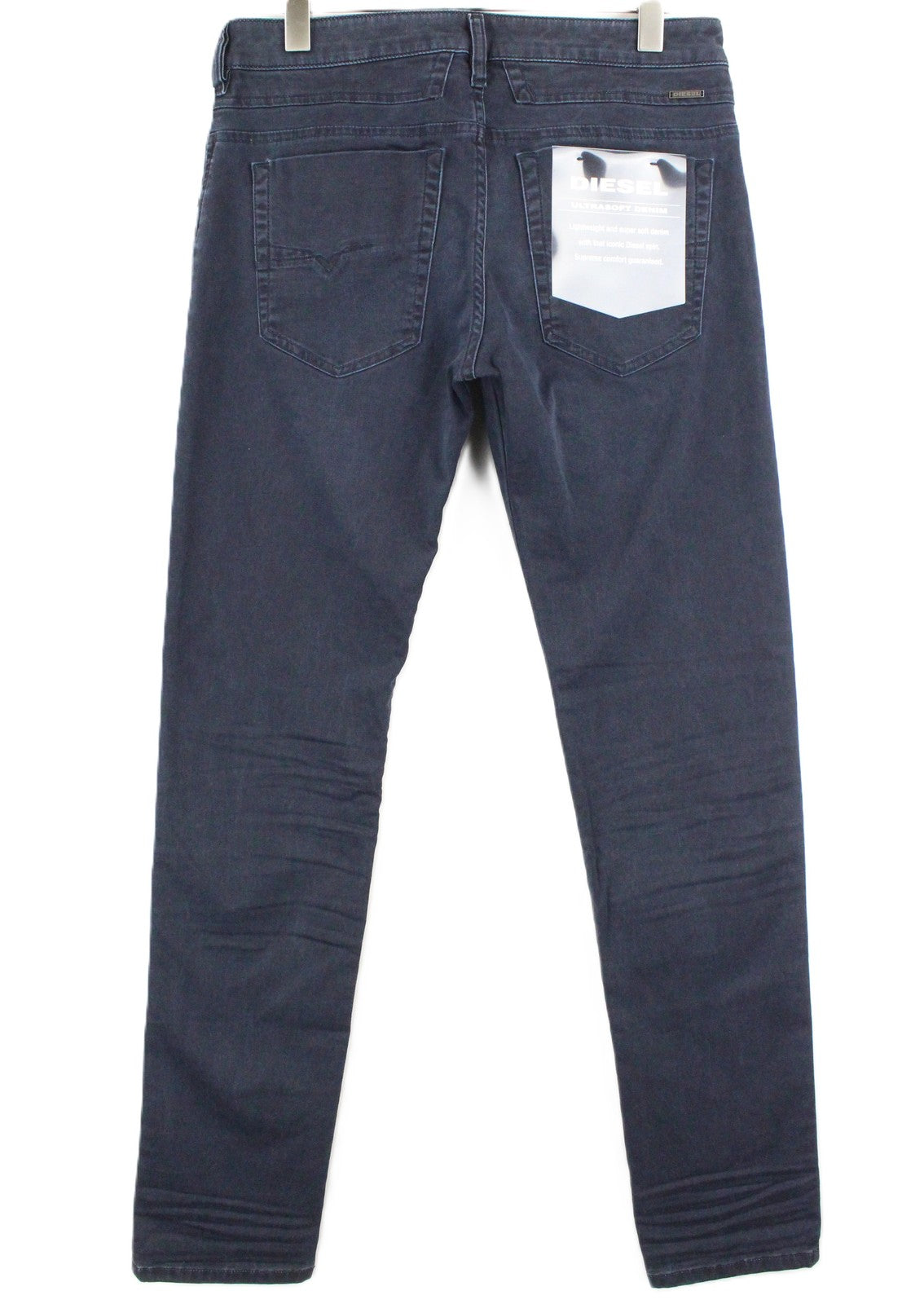 DIESEL D-Bazer 0699P Men Jeans W30/L34 Tapered Fit Denim Cotton Stretch Blue
