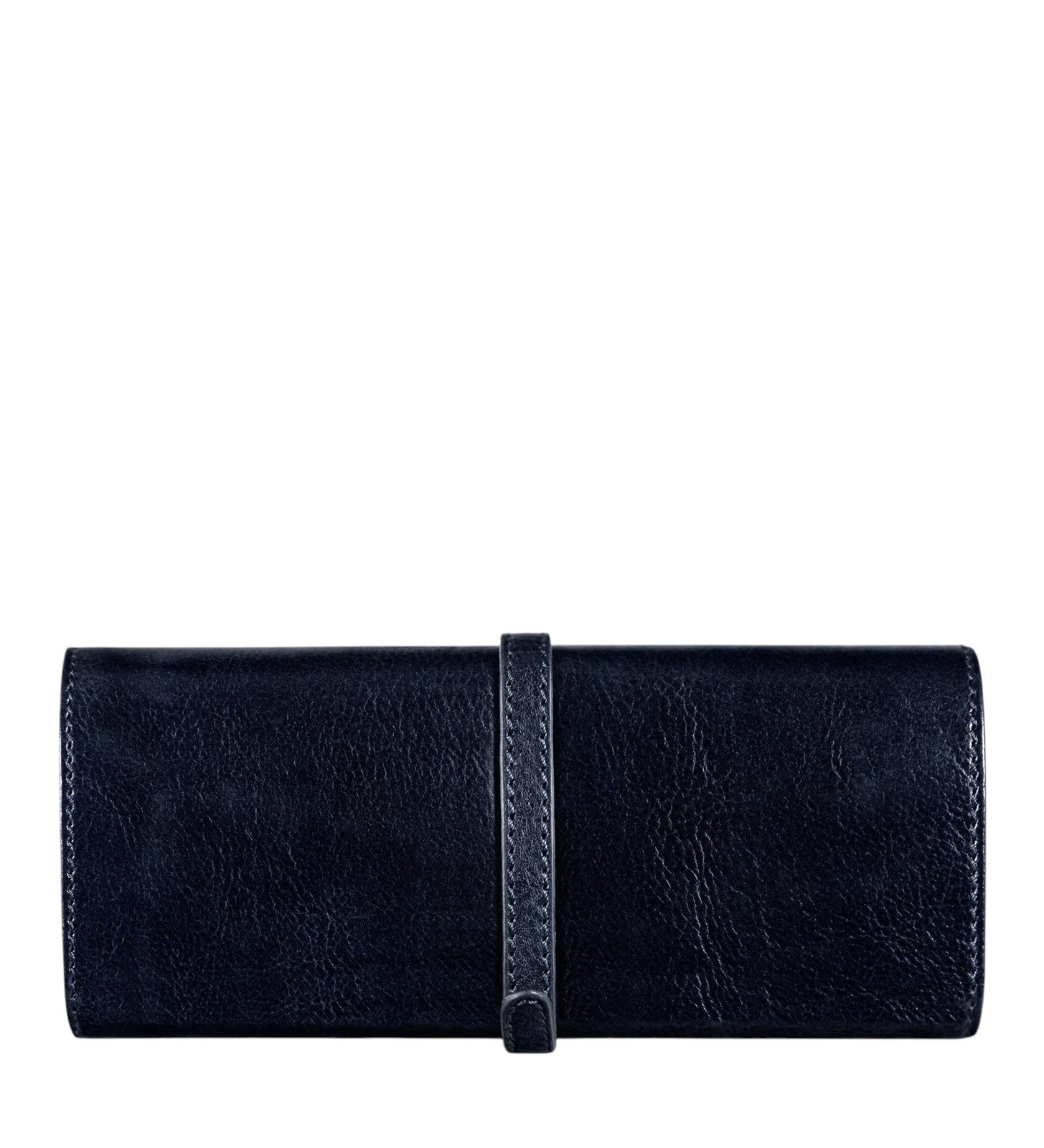 TIME RESISTANCE Madame Bovary Women Jewelry Travel Case Navy Vachetta Leather