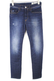 DIESEL Buster 069BM Men Jeans W27/L32 Slim Tapered Cotton Stretch Blue Washed