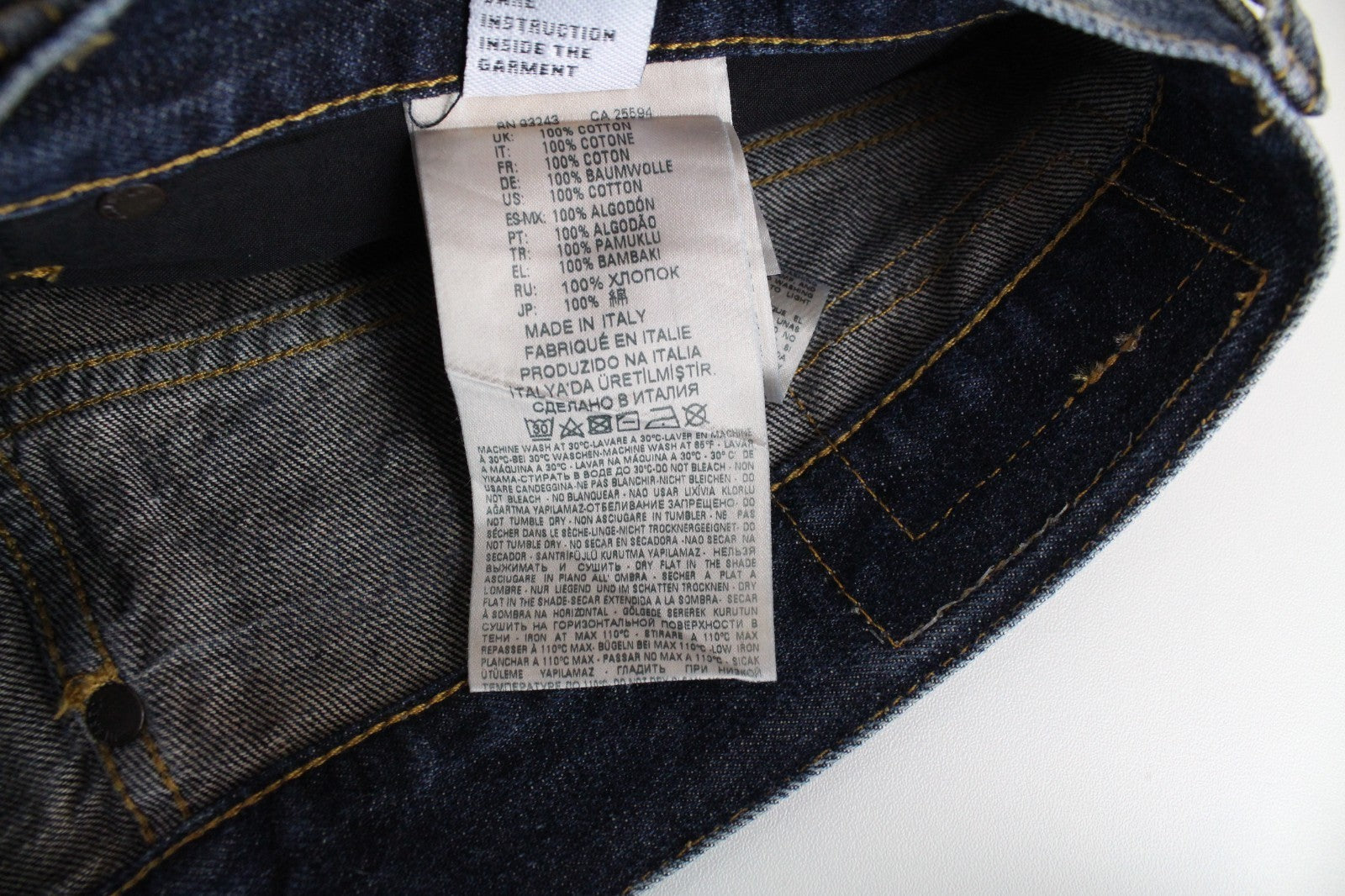DIESEL Mharky 088AI Men Jeans W32/L34 Grey Blue Cotton Slim Skinny Fit Waxed