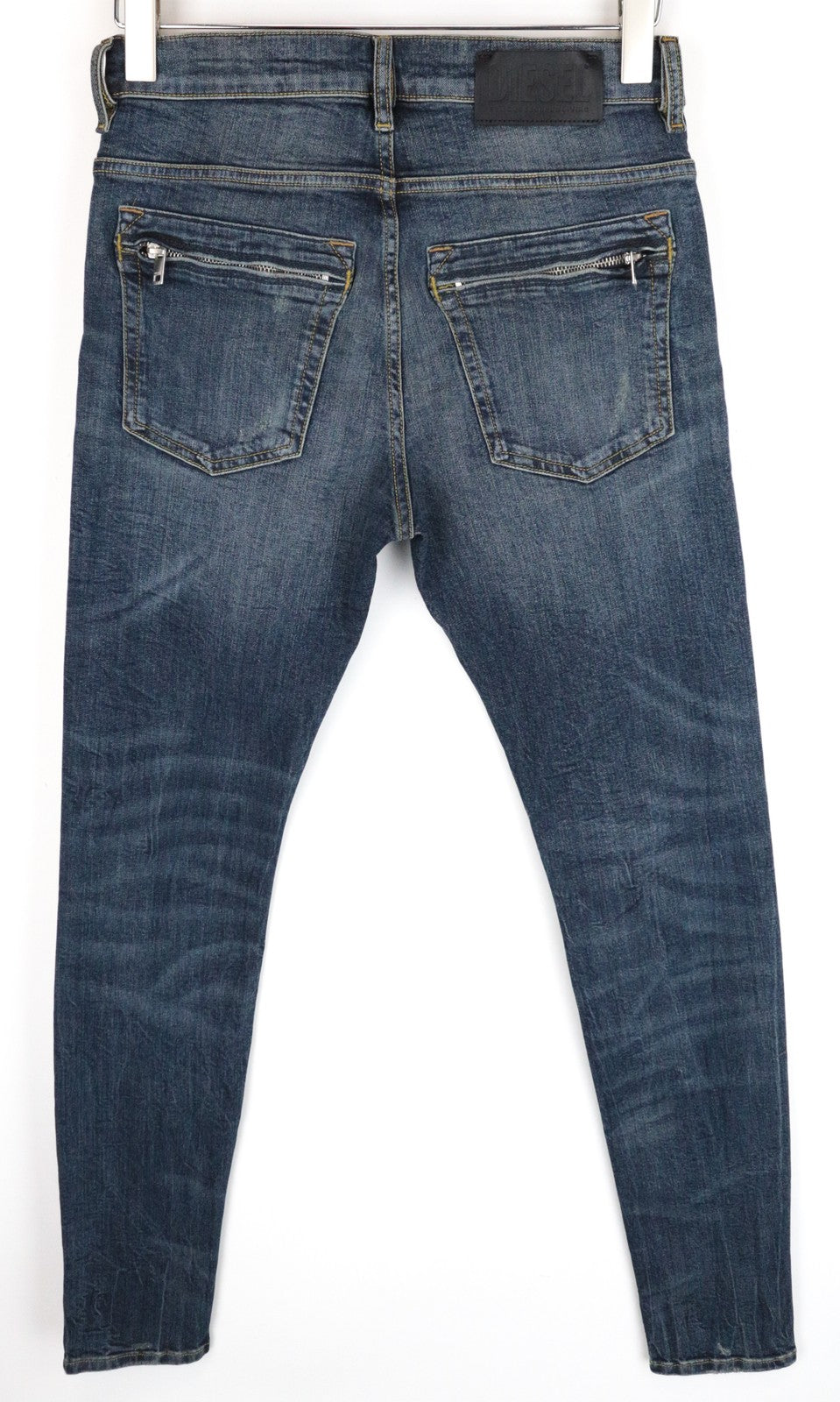 DIESEL D-Amny 069GC Men Jeans W29/L32 Skinny Washed Cotton Stretch Blue Denim