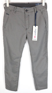 DIESEL Chino-M-NE 0685E Men Jeans W28 Sweat Jogg Slim Fit Grey Stretch Pleat