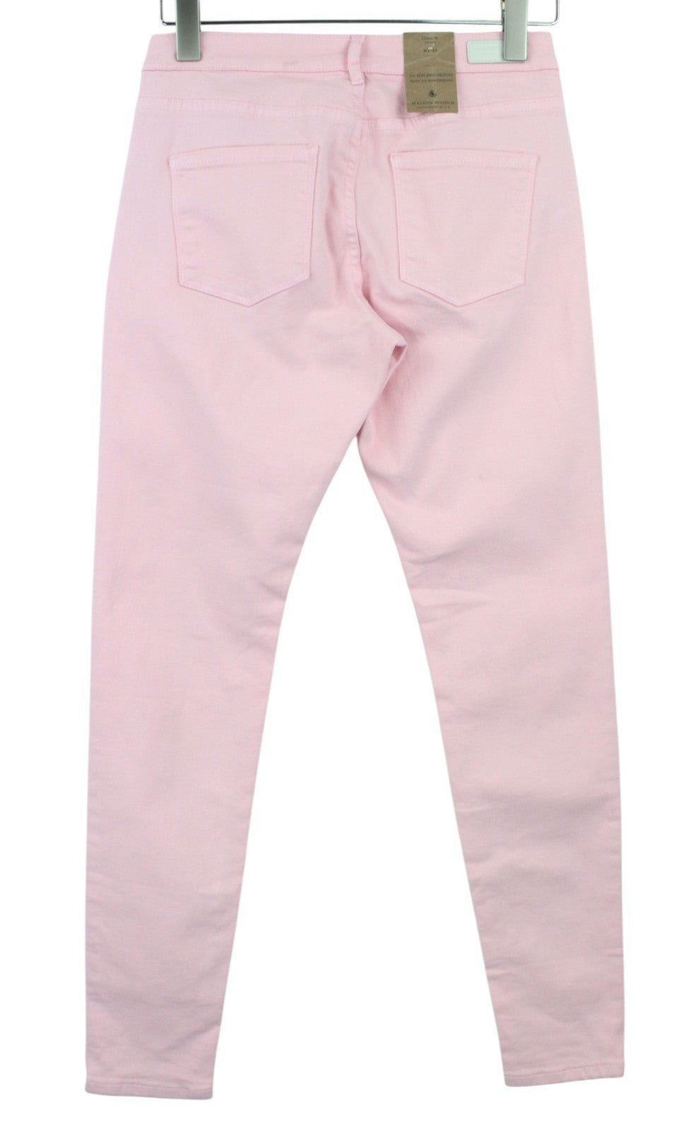 MAISON SCOTCH La Bohemienne Women Jeans W29 Denim Mid-Rise Skinny Fit Pink