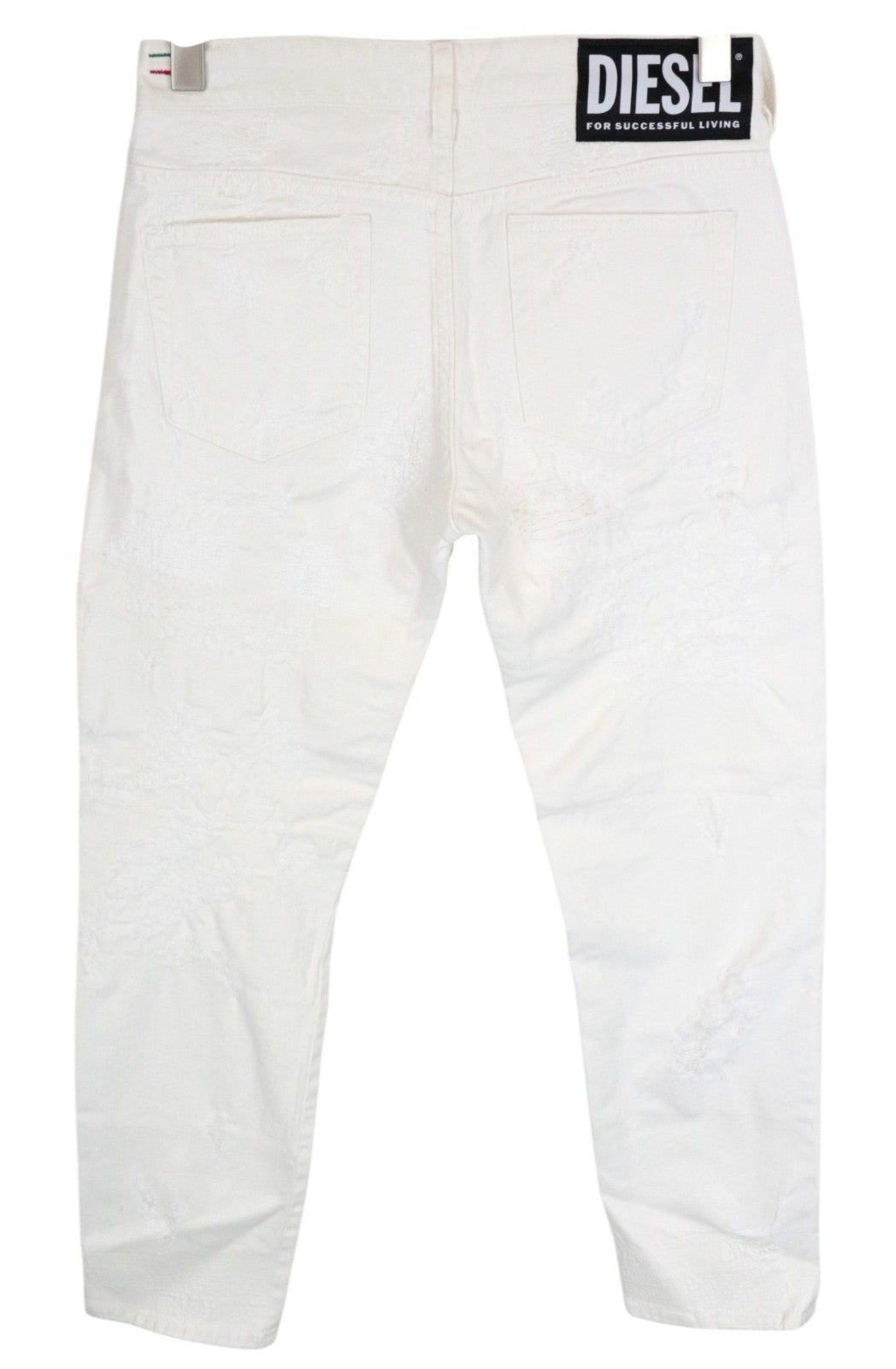 DIESEL D-RIFTY-SP2 069GY Women Jeans W26/L32 Slim White Low Waist Distressed