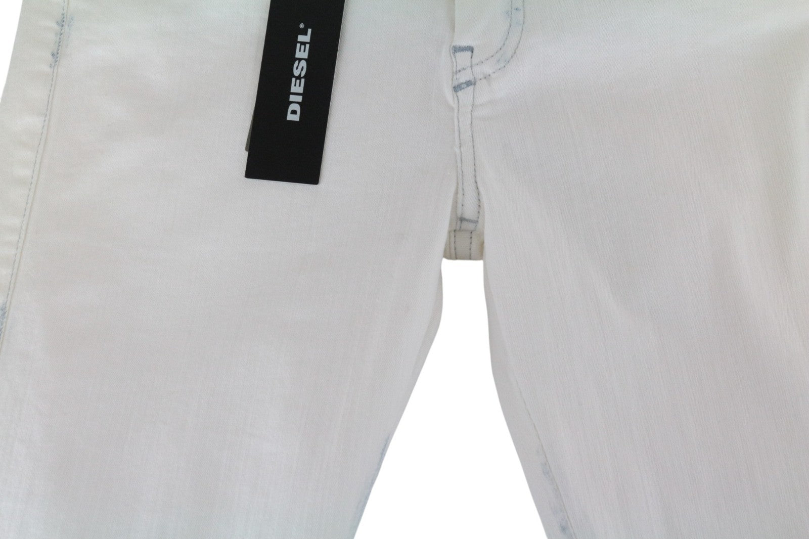 DIESEL Slandy 086AD Women Jeans W26/L32 Super Slim Fit Stretch Skinny White