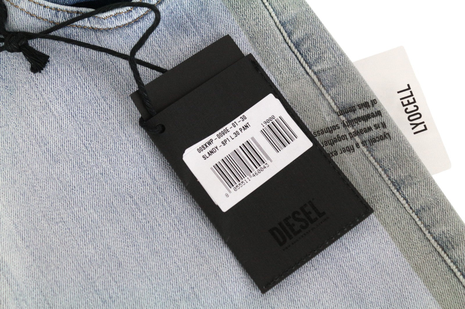 DIESEL Slandy-SP1 0090E Women Jeans W30/L30 Stretch Super Slim Skinny Blue