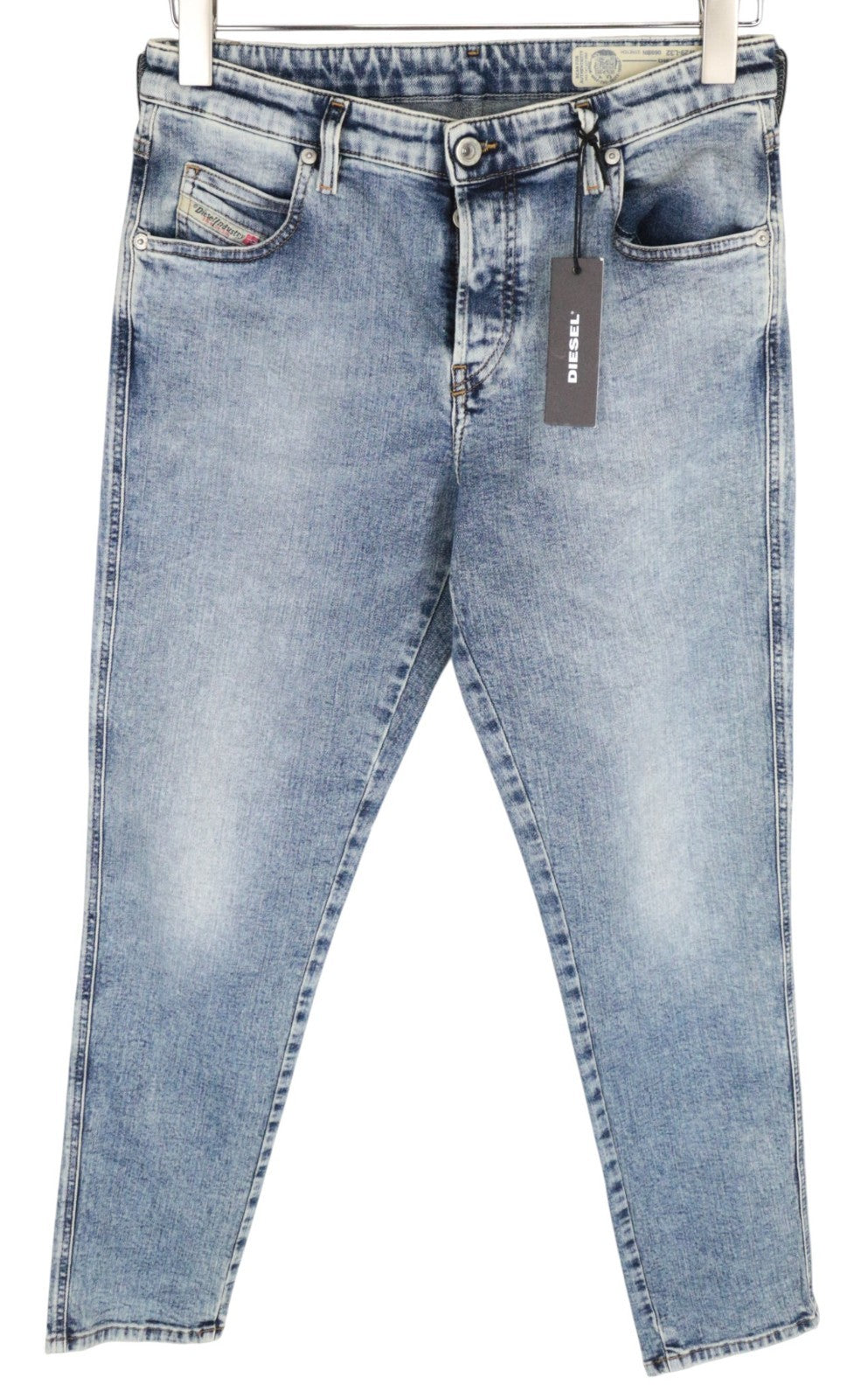 DIESEL Babhila 069BN Women Jeans W29/L32 Blue Stretch Slim Skinny Blue Button