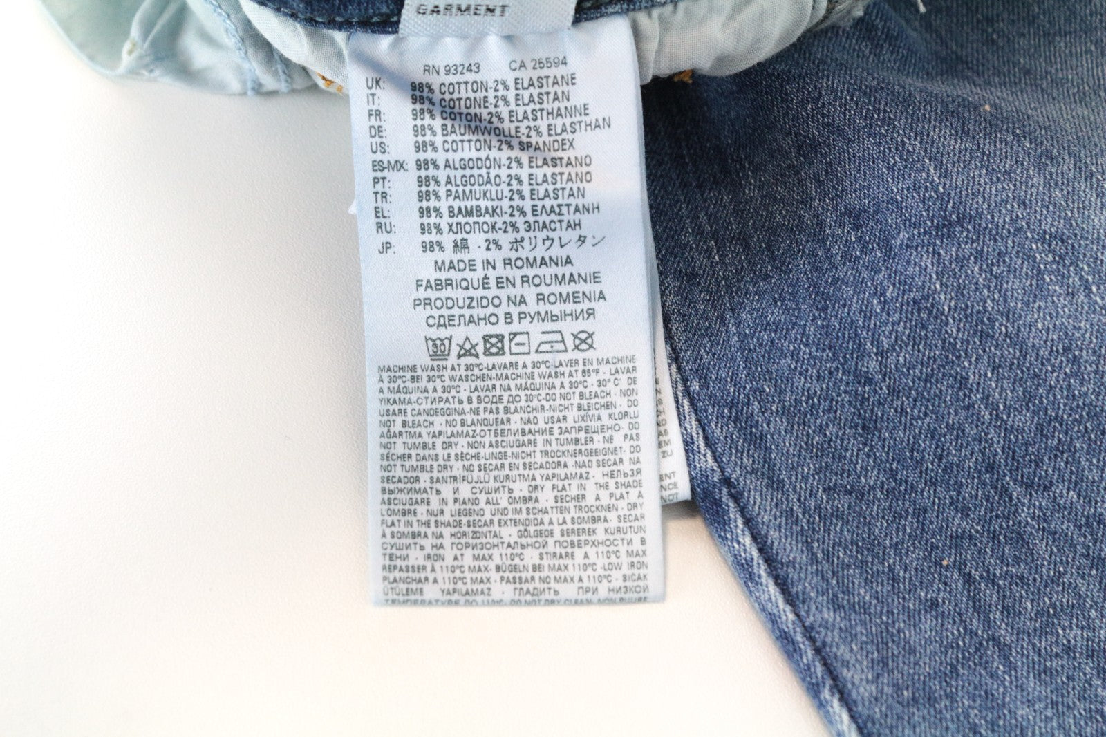 DIESEL Gracey 069AI Women Jeans W28/L32 Stretch Low Waist Slim-Skinny Blue