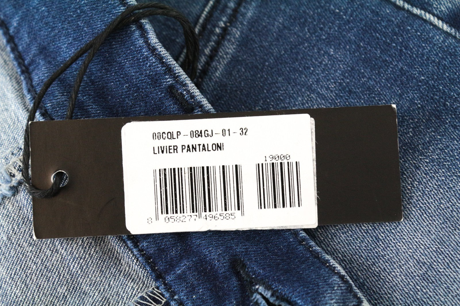 DIESEL Livier 084GJ Women Jeans W32 Low Jegging Stretch Super Slim Mid-Blue