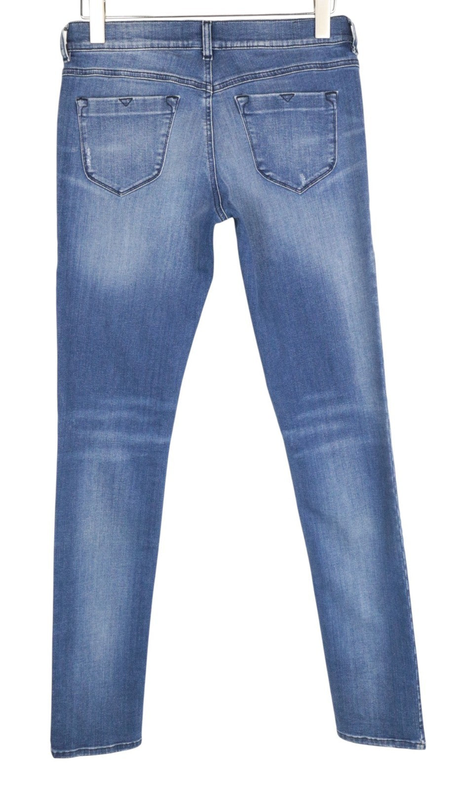 DIESEL Livier 084GJ Women Jeans W32 Low Jegging Stretch Super Slim Mid-Blue