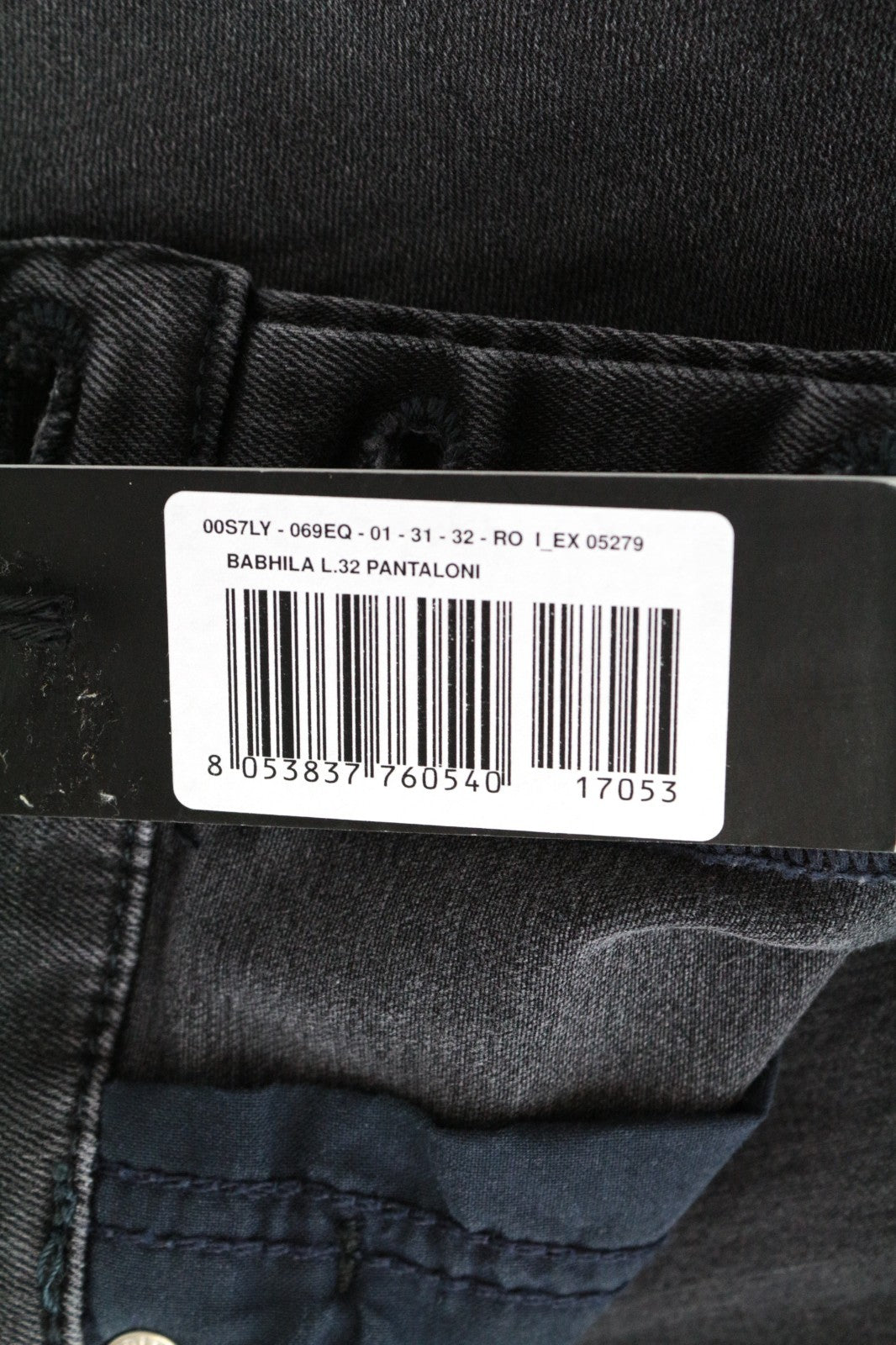 DIESEL Babhila 069EQ Women Jeans W31/L32 Stretch Slim Skinny Fitted Dark Grey