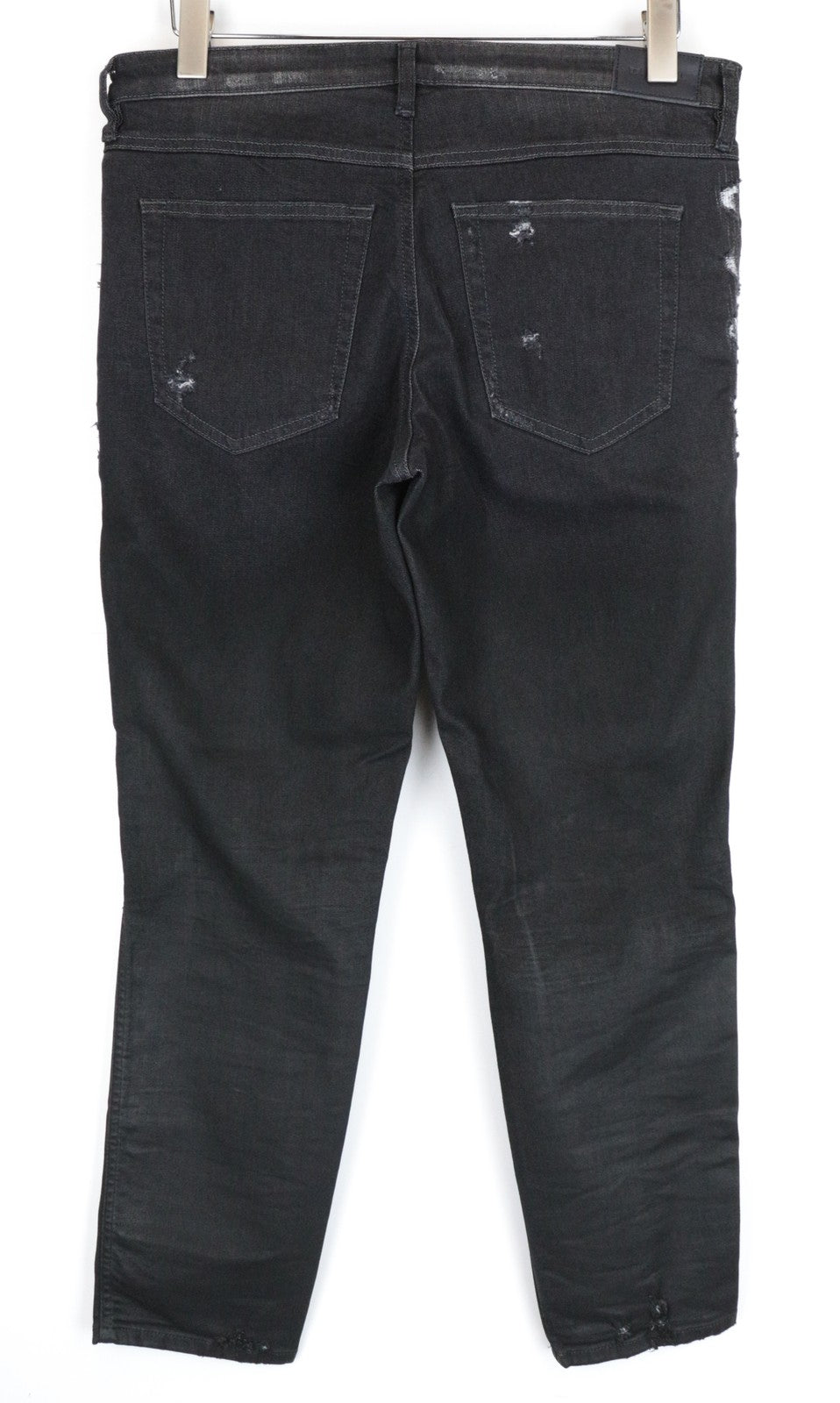 DIESEL Babhila 084YT Women Jeans W32/L32 Stretch Slim Skinny Distressed Grey