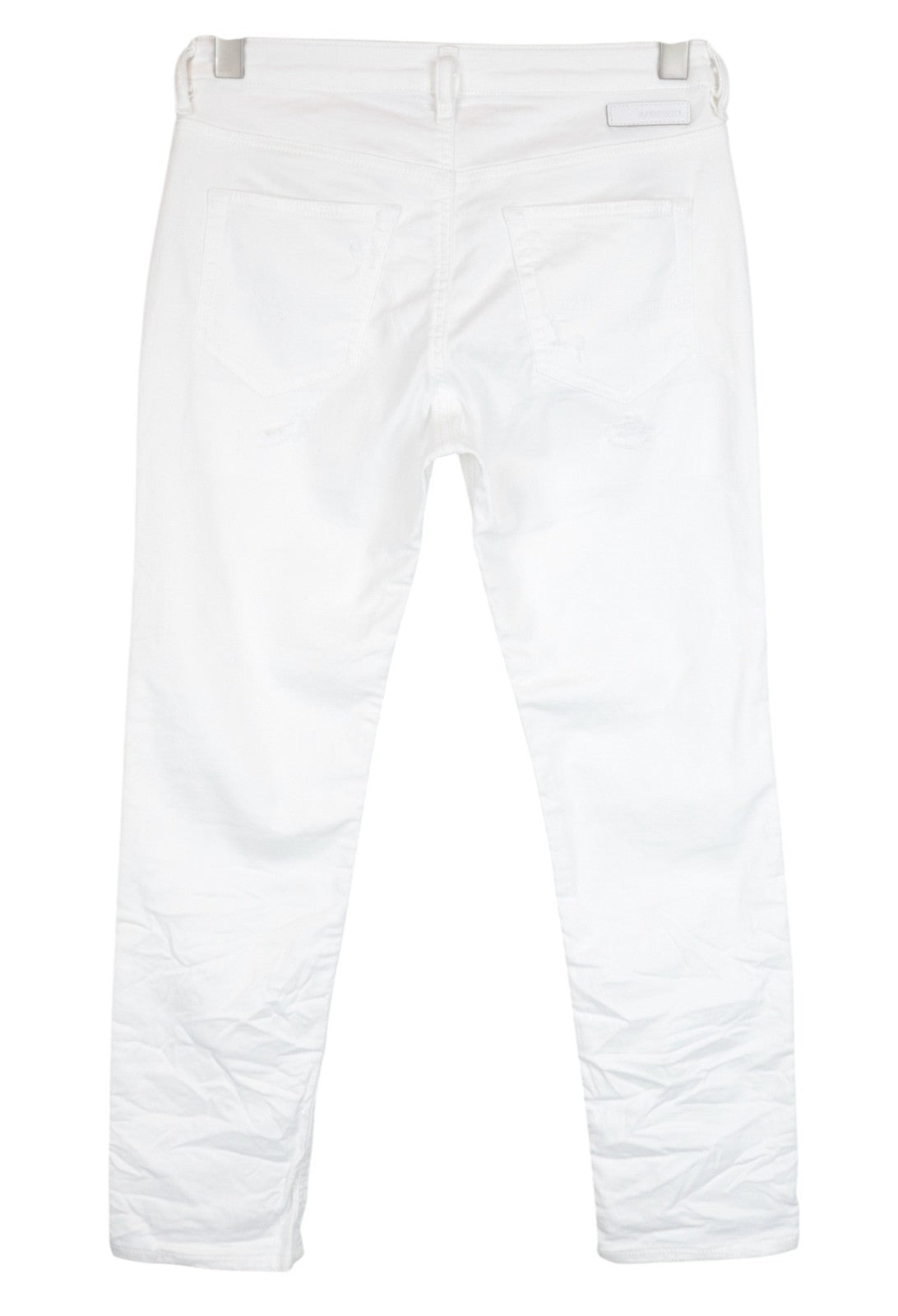 DIESEL Rizzo-NE 0672D Women Jeans W25 Sweat Jogg Slim Off White Cotton Stretch
