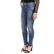DIESEL Skinzee-High R6BA8 Women Jeans W25/L30 Super Slim-Skinny Fit Blue Stretch