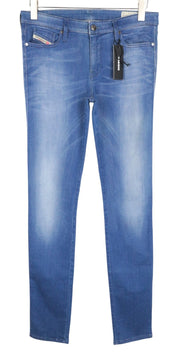 DIESEL Skinzee 0855S Women Jeans W31/L34 Wash Slim-Skinny Blue Cotton Stretch