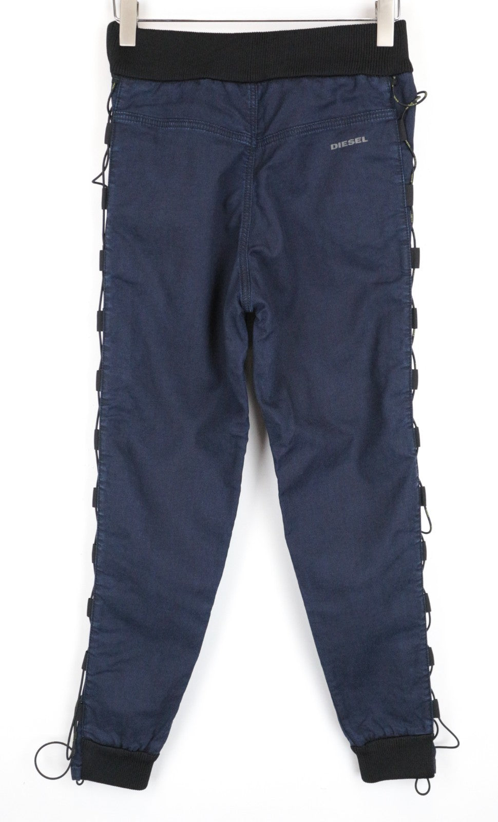 DIESEL Taryn-NE Women Jeans W25 Straight Fit Dark Blue Pull On Cotton Stretch