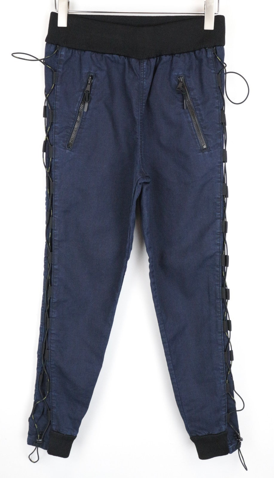 DIESEL Taryn-NE Women Jeans W27 Straight Dark Blue Pull On Cotton Stretch