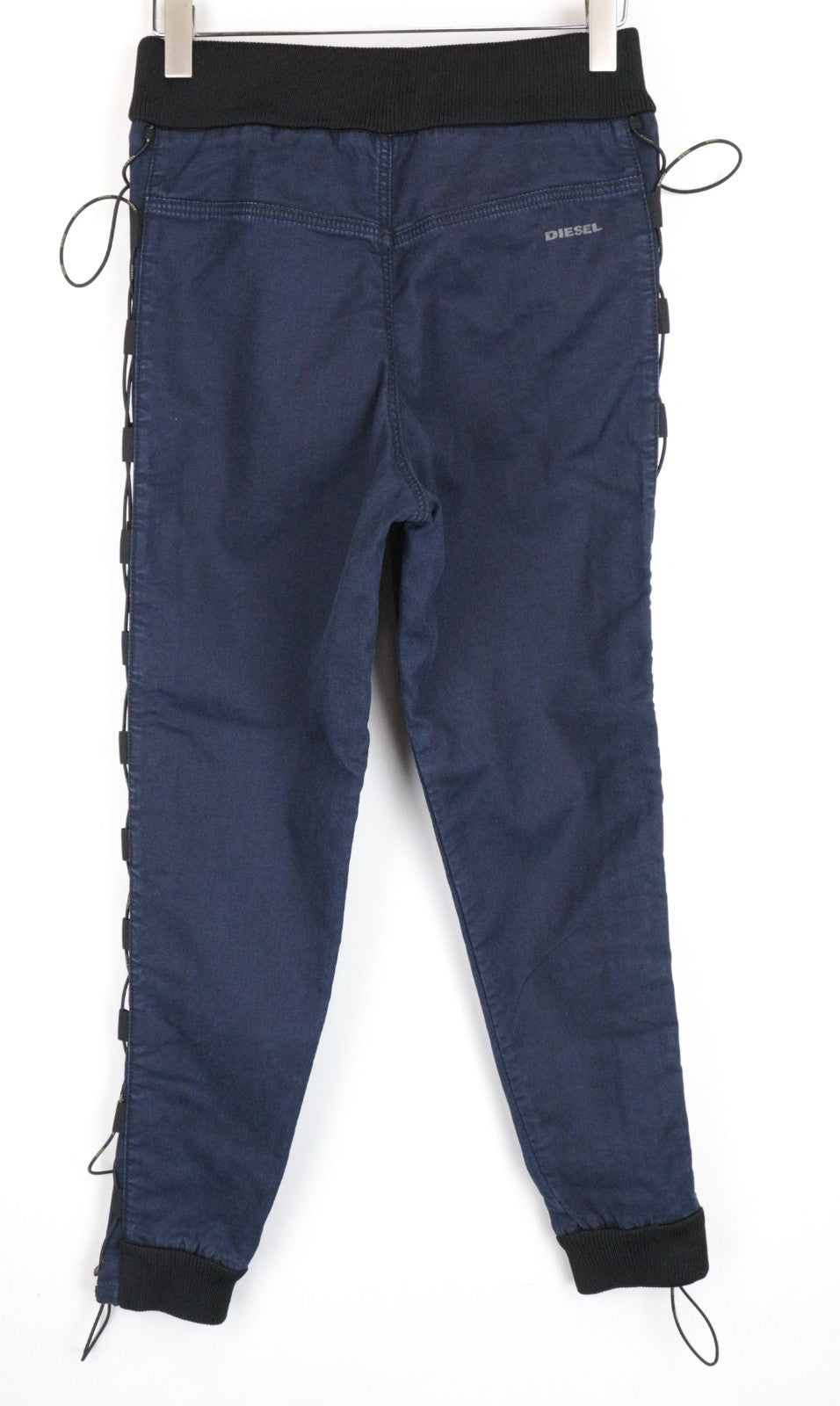 DIESEL Taryn-NE Women Jeans W27 Straight Dark Blue Pull On Cotton Stretch