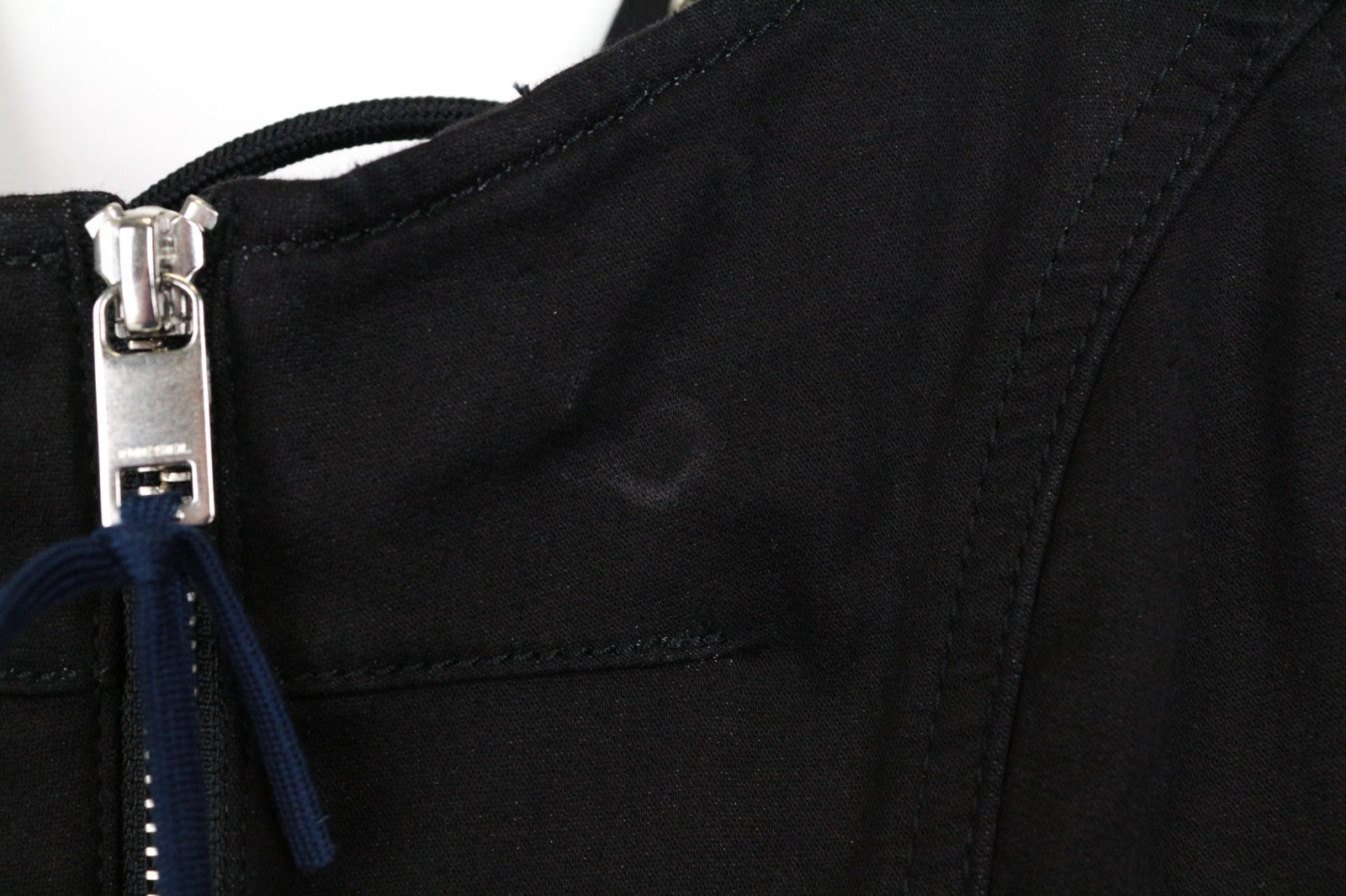 DIESEL D-Inder-Ne 0686E Women Jumpsuit XS Solid Black Lacing Jogg Sweat Tapered