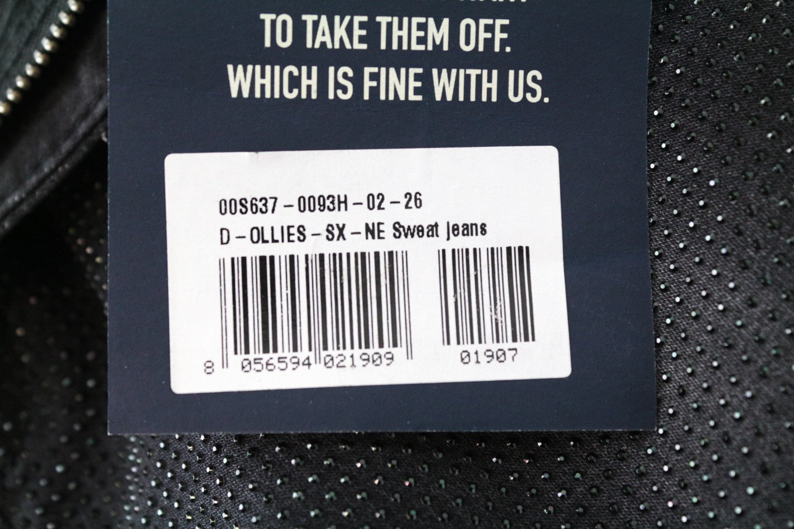 DIESEL D-Ollies-SX-NE 0093H Women Jeans W26 Slim Fit Grey Rhinestones Stretch