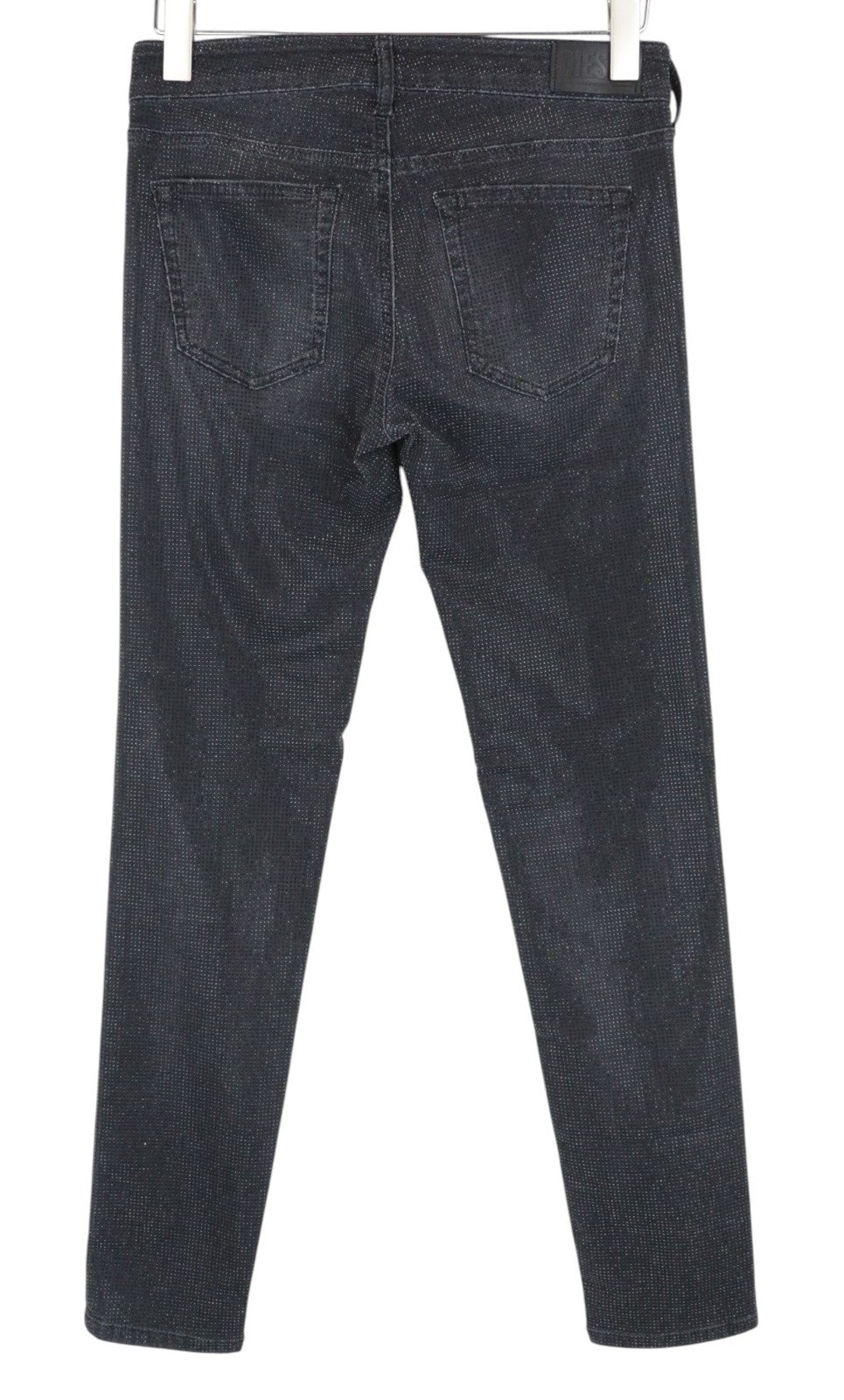 DIESEL D-Ollies-SX-NE 0093H Women Jeans W26 Slim Fit Grey Rhinestones Stretch