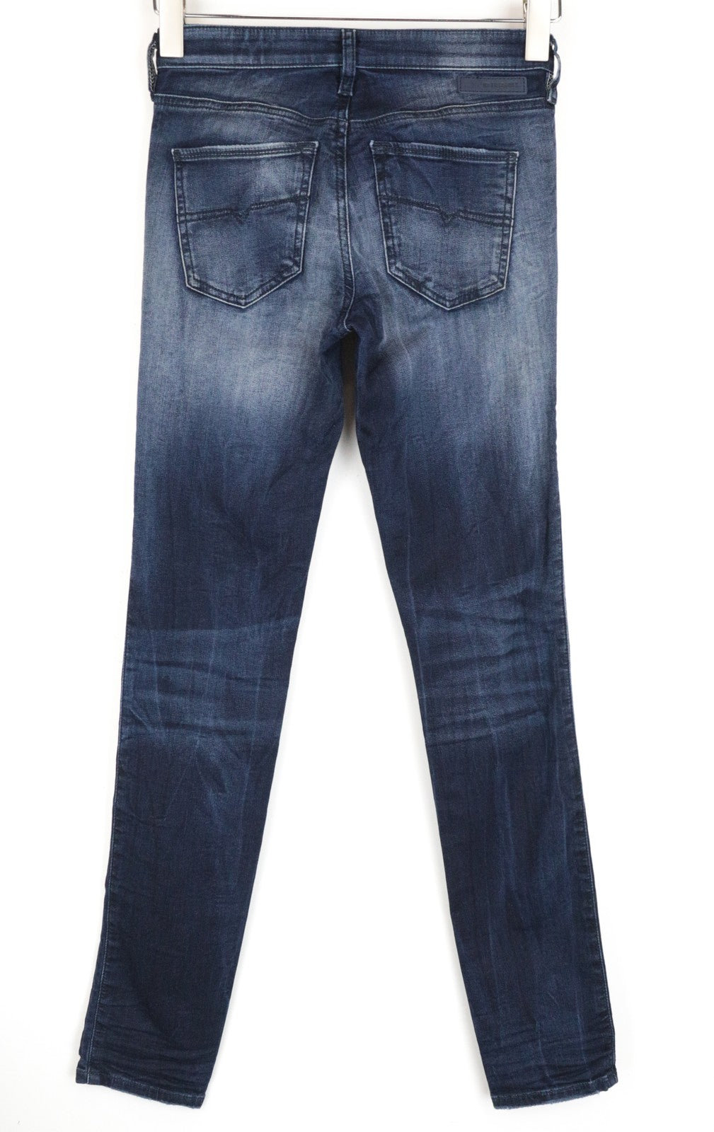 DIESEL Doris-Ne 0678S Women Jeans W25 Jogg Sweat Super Slim Skinny Distress Blue