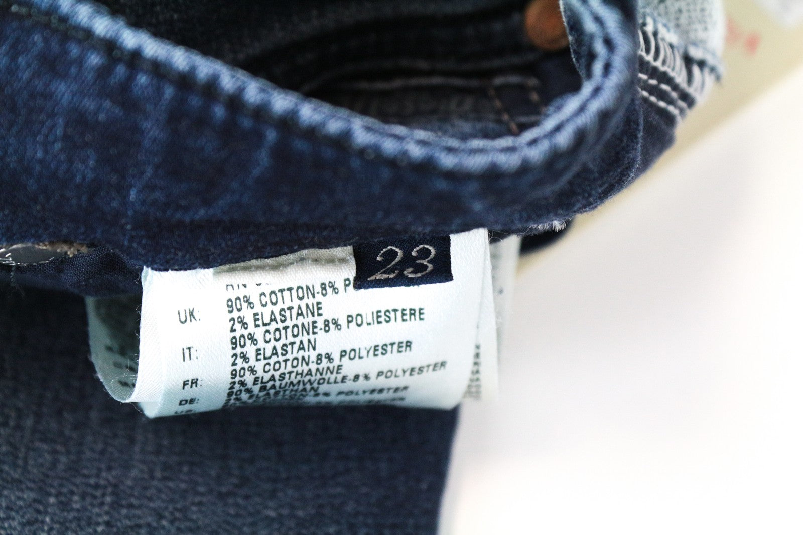 DIESEL Grupee-Ne 0670V Women Jeans W23 Slim Skinny Distress Jogg Sweat Blue