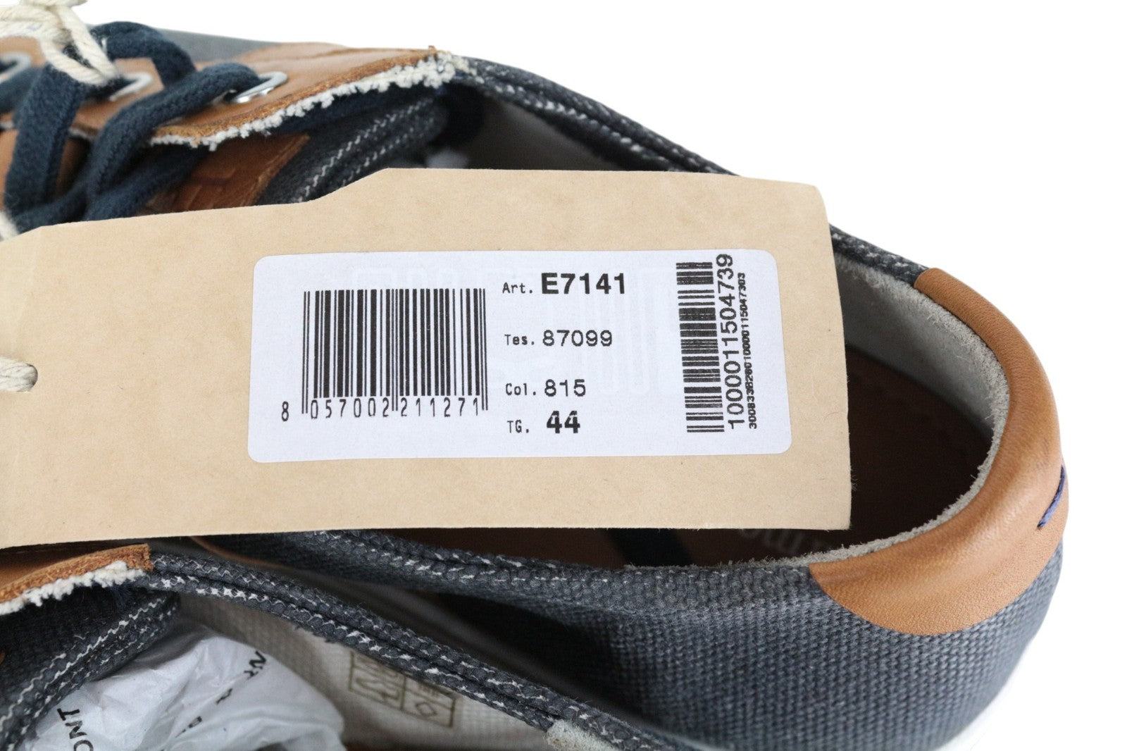 HARMONT & BLAINE Men Trainers EU44 Grey Two-Tone Sneakers Flat Faux Leather