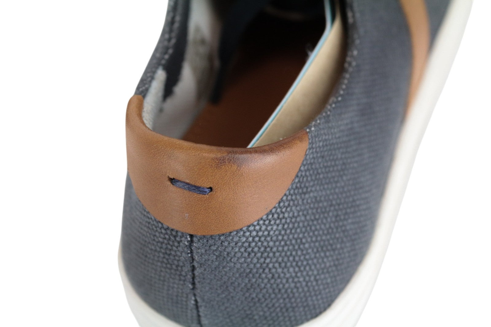 HARMONT & BLAINE Men Trainers EU43 Sneakers Steel Grey Two-Tone Canvas Flat