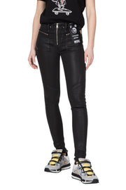DIESEL Slandy-BKX 069JT Women Jeans W24/L32 Super Skinny Fit Purple Waxed