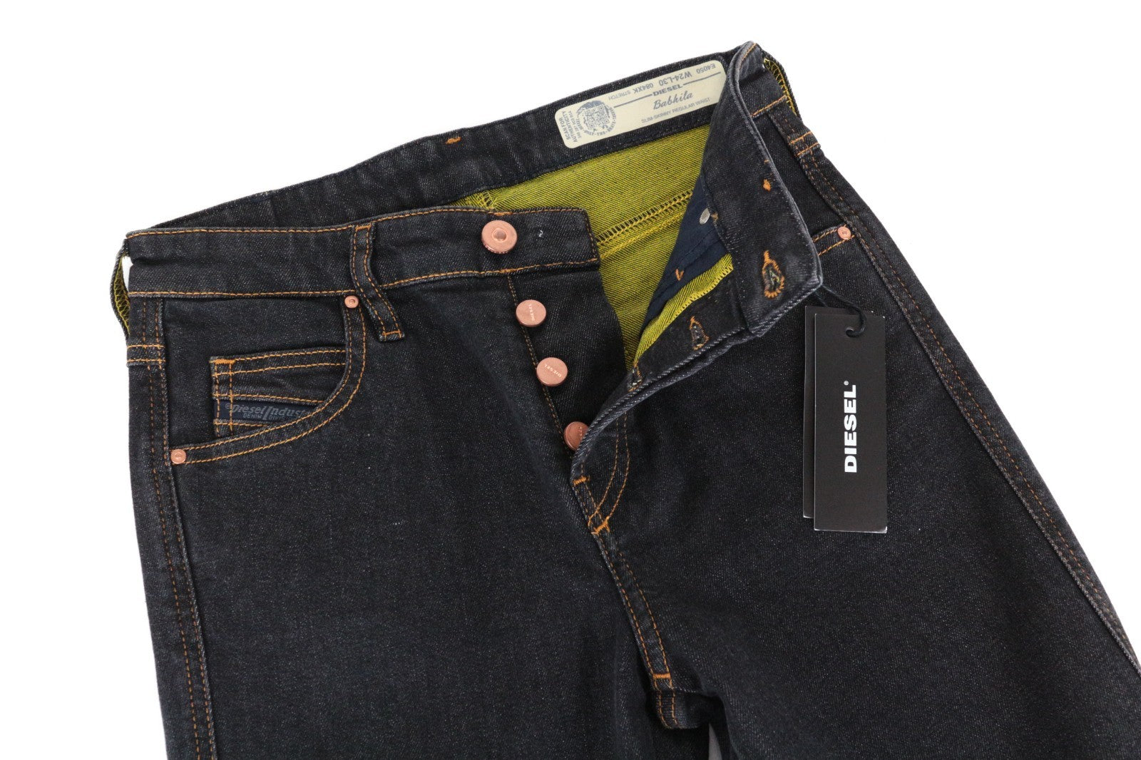 DIESEL Babhila E4050 Women Jeans W24/L30 Slim Skinny Fit Blue Cotton Stretch