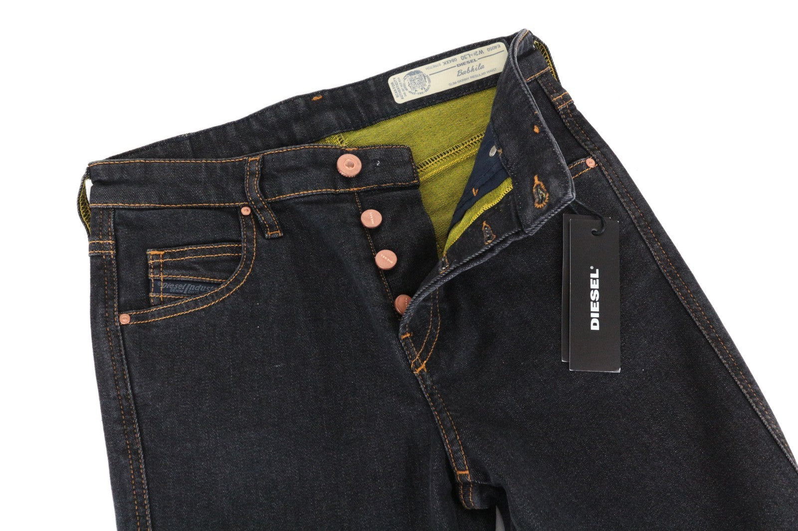DIESEL Babhila E4050 Women Jeans W25/L30 Slim Skinny Dark Blue Cotton Stretch