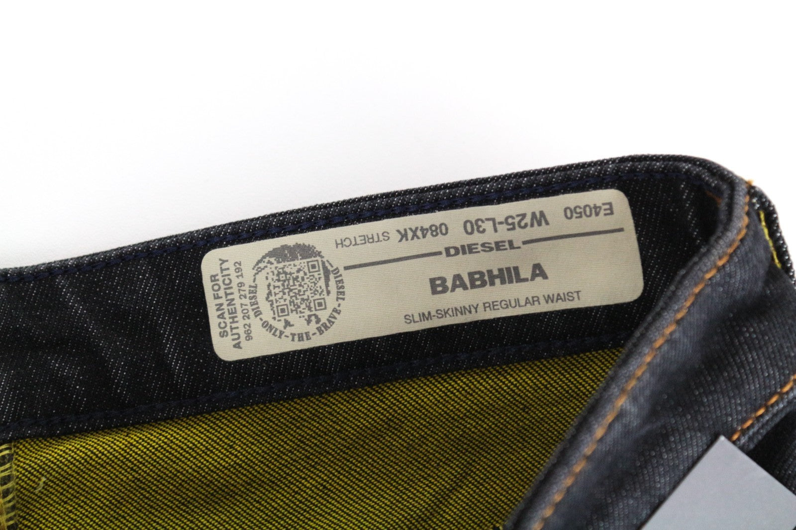 DIESEL Babhila E4050 Women Jeans W25/L30 Slim Skinny Dark Blue Cotton Stretch
