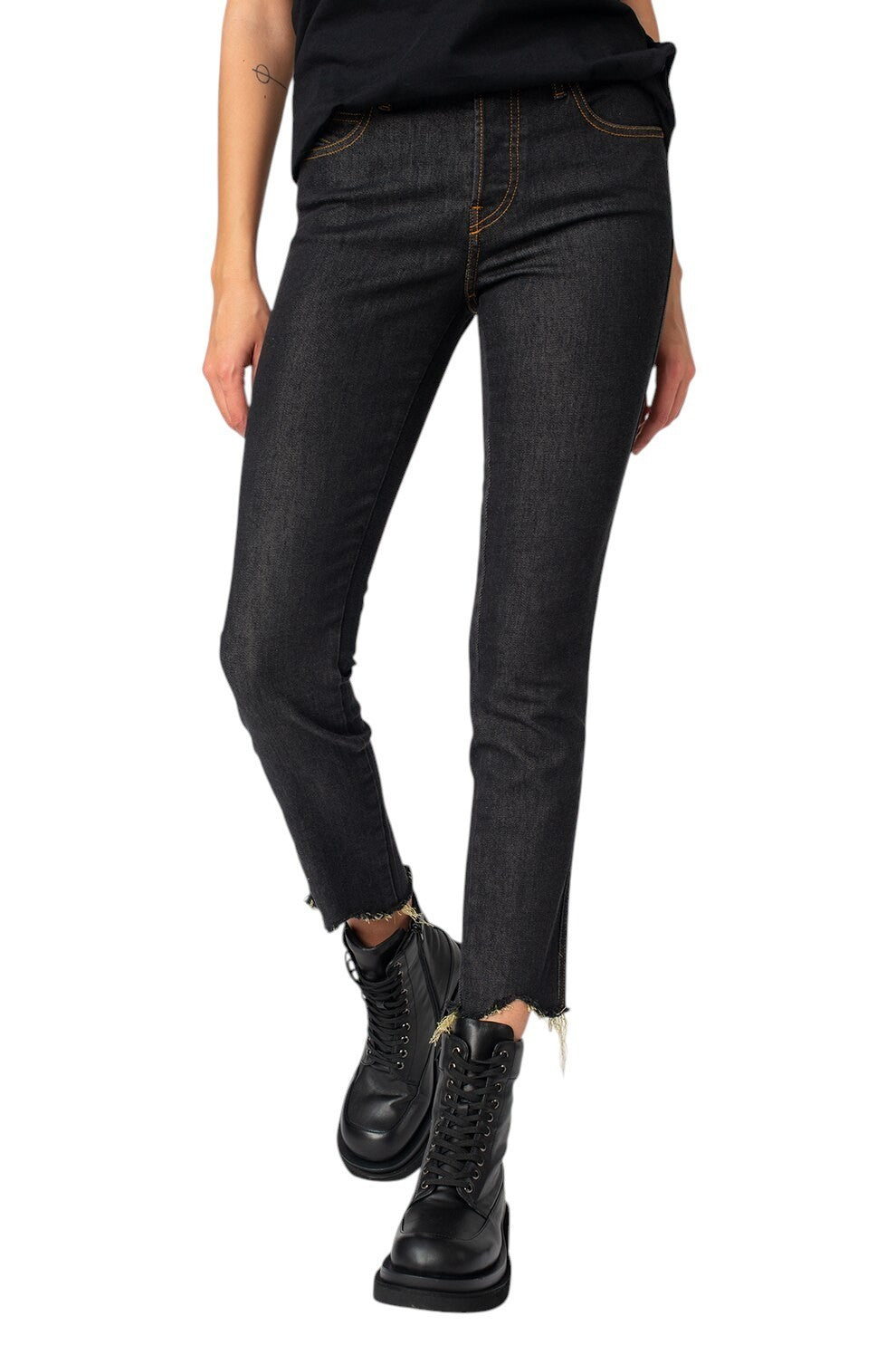 DIESEL Babhila E4050 Women Jeans W27/L32 Slim Skinny Cropped Blue Cotton Stretch